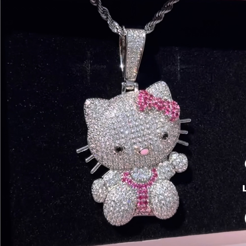 Hello Kitty Necklace, Hello Kitty Pendant, Hello Kitty Jewelry View 4